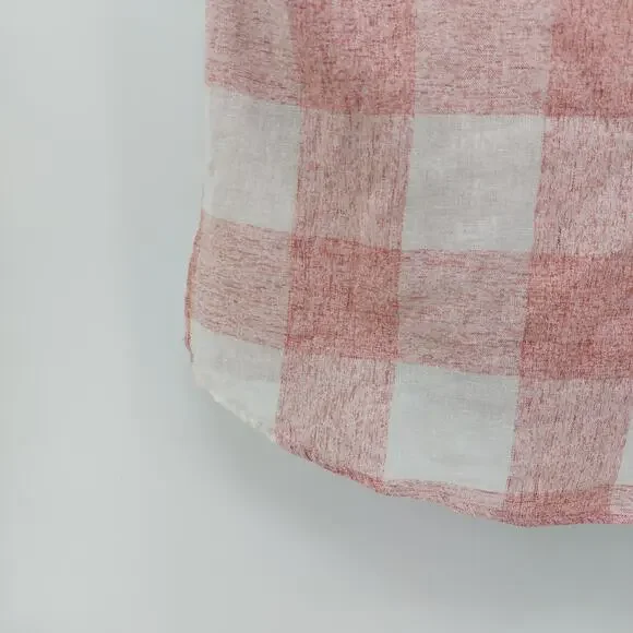 Shyanne Women Buffalo Plaid Blouse Red Ivory Size XS Western - Picture 12 of 14